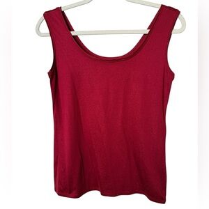 White House Black Market Medium Red Tank Top